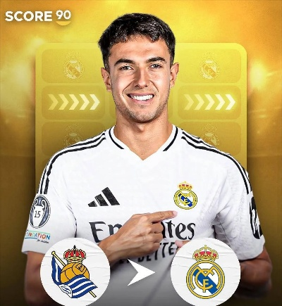 西媒曝皇马明夏瞄准罗德里与苏维门迪,两大后防新星或加盟伯纳乌 西媒曝皇马明夏瞄准罗德里与苏维门迪,两大后防新星或加盟伯纳乌